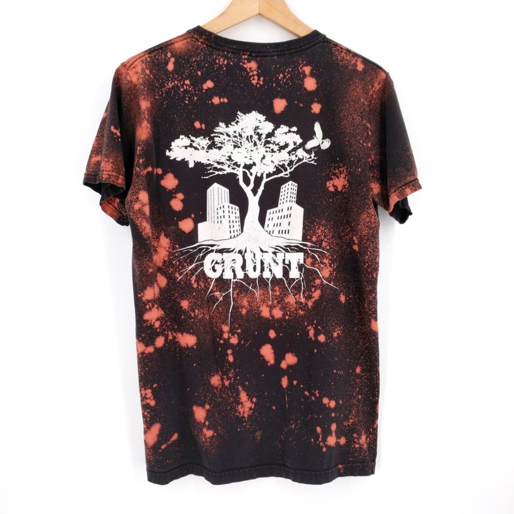 Grunt Portland Parks & Rec Custom Bleach T-Shirt M